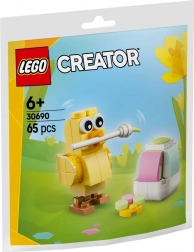LEGO Creator lihavõttemunade värvimine tibuga