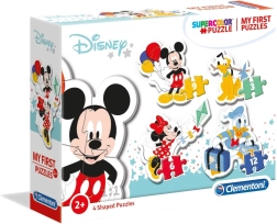 Minu esimesed pusled MICKEY MOUSE 4-ühes (3, 6, 9, 12 tükki) – CLEMENTONI
