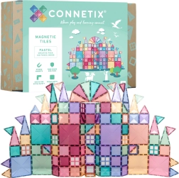 Connetix pastelltoonides loominguline magnetklotside komplekt, 120 detaili