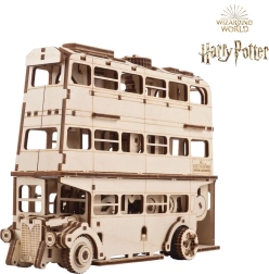 Ugears 3D puidust mehaaniline pusle Rüütlibuss Harry Potter