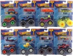 Hot Wheels Monster Trucks 1:64 koos pisiautoga