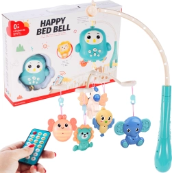 Öökulliga ja loomakestega karussell kaugjuhtimispuldiga