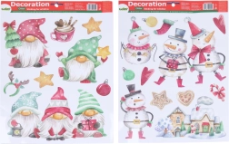 Akna kaunistus Mix Jõulud 41 × 29 cm