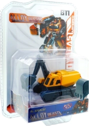 Transformer-kallur ehitusmasin-robot