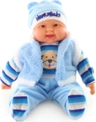 Suur beebinukk – poiss koeraga