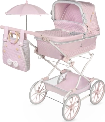 Kokkupandav nukuvanker korvi ja päikesevarjuga Sophie 90 cm