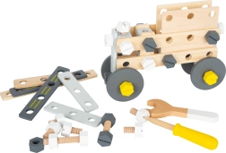 Wooden construction set small foot miniwob, 67 pieces