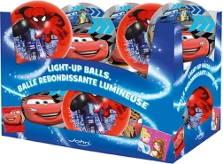 Helendav pall 10 cm – DISNEY PIXAR CARS 3 ja MARVEL SPIDER‑MAN
