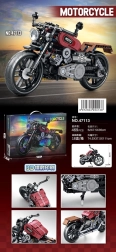 Motorcycle Building Kit, 469 Pieces