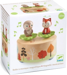Musical Box with Little Owl and Fox DJECO