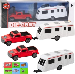Automänguasi karavaniga (punane)