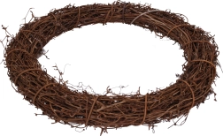 Decorative Rattan Wreath 35 cm