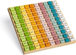 Bigjigs Toys puidust numbrialus 1–100 FSC