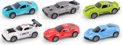 Metallist võidusõiduautod 7,5 cm – komplekt 4 tk