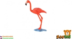 Kariibi flamingo plastfiguur 9 cm
