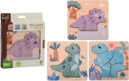 Wooden Dino Puzzle by Jouéco