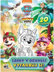 Coloring book paw patrol: paws in the jungle