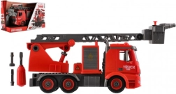 Kruvitav tuletõrjeauto 36 cm valguse ja heliga, pritsib vett
