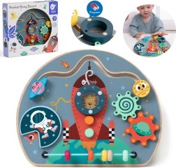 Puidust tegevustahvel rakett 6-ühes – CLASSIC WORLD