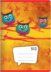 Notebook A5, 10 sheets – ruled 16 mm