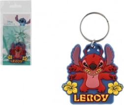 rubber keychain Lilo & Stitch red 9 cm