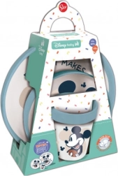 Laste 3-osaline nõude komplekt Mickey Mouse