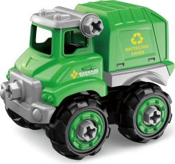 Screw-together garbage truck 16 cm