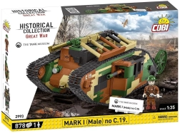 COBI Building Set Mark I Tank (Male) – 878 pieces