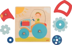 Goki puidust pusle traktor, 6 tükki