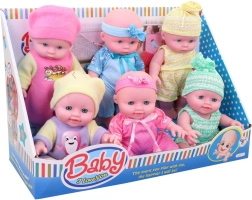 Beebinukk karbis, 6 värvi