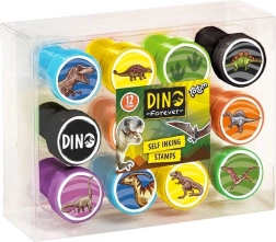 Dino self-inking stamps 12 pcs