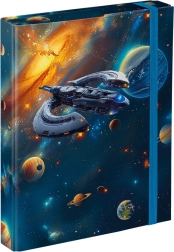 A5 kosmosekujundusega koolivihikute kaaned