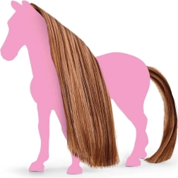 Schleich Horse Club hobusetarvikud – pruun lakk ja saba