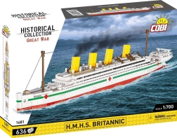 Konstruktorikomplekt HMHS BRITANNIC 1:700 – 636 klotsi COBI-lt