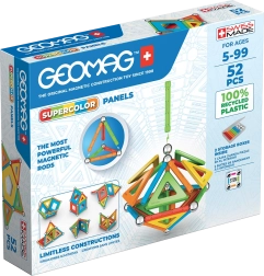 Magnetiline ehituskomplekt Geomag Supercolor Recycled – 52 osa