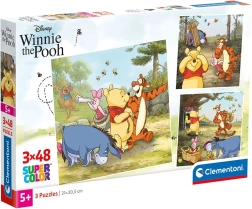 Pusle Karupoeg Puhh 3x48 tükki Clementoni
