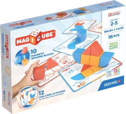 Geomag Magicube Blocks & Cards – magnetiline ehituskomplekt 16 osaga