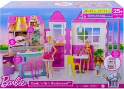 Barbie restorani mängukomplekt tarvikutega