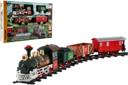 Heli- ja valgusefektidega patareitoitel rongikomplekt