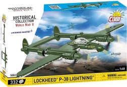 LOCKHEED P-38 Lightning lennuki ehituskomplekt – 332 detaili