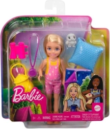 Barbie Chelsea camping set with sleeping bag