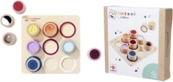 Montessori kompimislaud 9 sensoorse silindriga