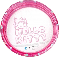 Hello Kitty inflatable pool with 3 rings, pink