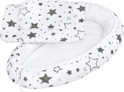 Luksuslik beebipesa tekiga NEW BABY hallid tähed