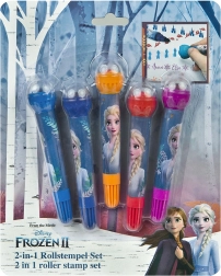 Templite komplekt 2-ühes Frozen – loovvildikad rulltempliga