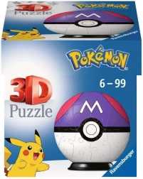 Ravensburgeri 3D pusle Pokémon Master Ball - 54 tükki