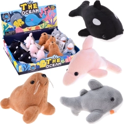 Plush Ocean Animal with Squeaker