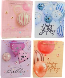 Sünnipäevakingikott õhupallidega Happy Birthday 32 × 26 × 12 cm