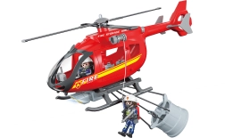 Tuletõrje helikopter efektidega 38 cm