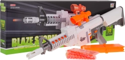 Vahtkummist poolautomaatne blaster BLAZE STORM – valge